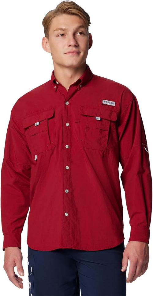 Men'S PFG Bahama II Long Sleeve Fishing Shirt