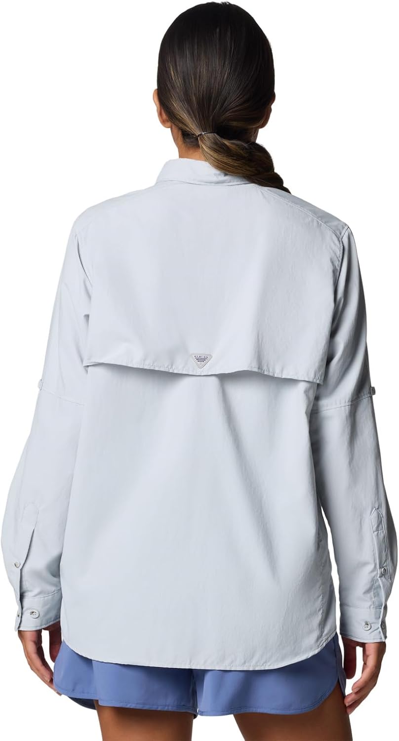 Elevate Your Outdoor Adventure with the Women's Bahama II Long Sleeve Shirt in Cirrus Grey