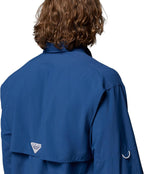 Elevate Your Outdoor Adventure with the Men's PFG Bahama II Long Sleeve Fishing Shirt in Carbon - Small Size