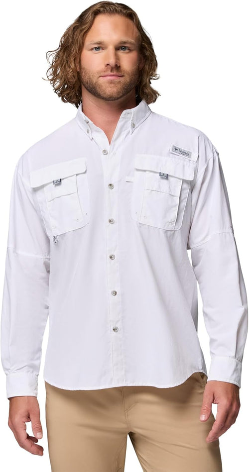 Men'S PFG Bahama II Long Sleeve Fishing Shirt